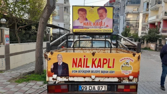 Aydın'da siyasetinin renkli siması Kaplı, 'pes' etmedi