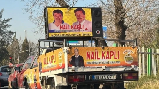 Aydın'da siyasetinin renkli siması Kaplı, 'pes' etmedi