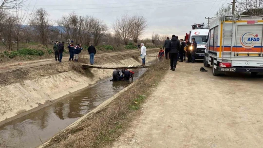 Aydın'da sulama kanalında ceset bulundu