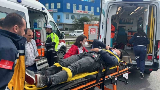 Aydın'da taksi ile otomobil çarpıştı: 2 yaralı