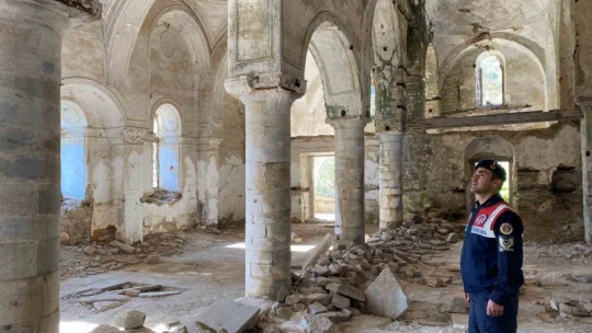 Aydın'da tarihi yerler jandarma kontrolünde