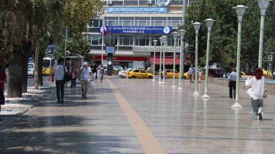 Aydın'da termometreler 41 dereceyi gördü