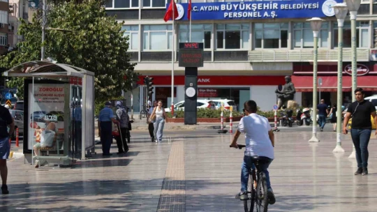 Aydın'da termometreler 44 dereceyi gördü