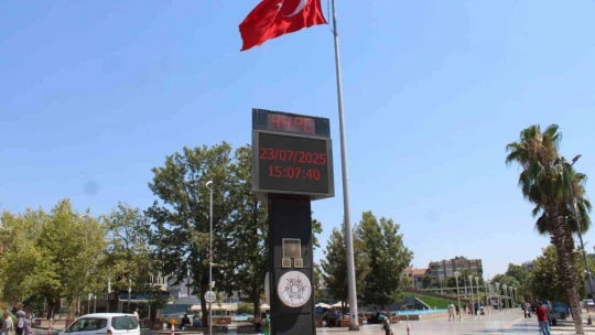 Aydın'da termometreler 44 dereceyi gördü