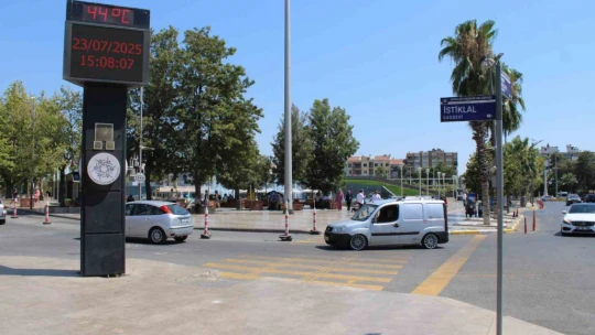 Aydın'da termometreler 44 dereceyi gördü
