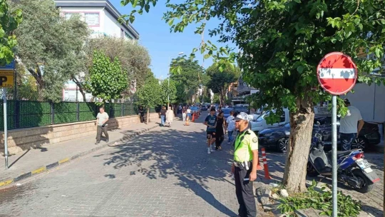 Aydın'da trafik ekiplerinden 'LGS' nöbeti