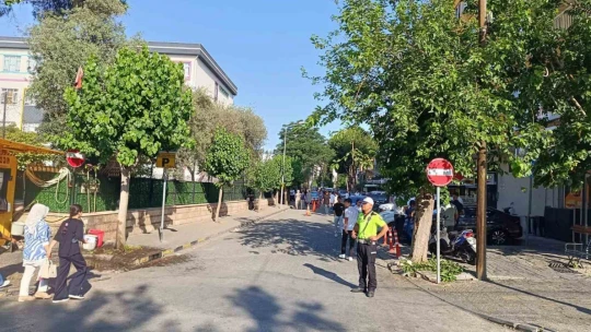 Aydın'da trafik ekiplerinden 'LGS' nöbeti
