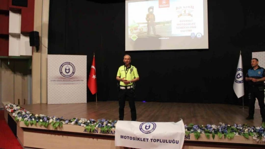 Aydın'da trafik ekiplerinden genç sürücülere ders