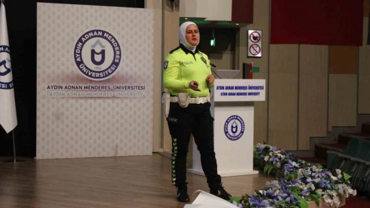 Aydın'da trafik ekiplerinden genç sürücülere ders