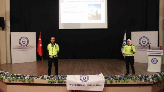 Aydın'da trafik ekiplerinden genç sürücülere ders