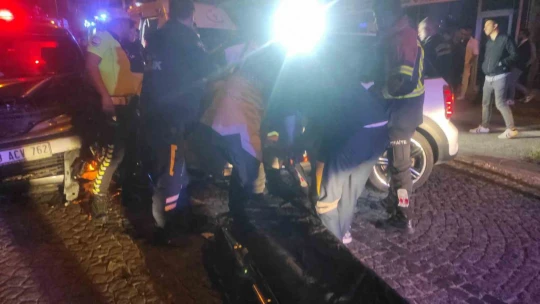 Aydın'da trafik kazası: 1'i polis 3 yaralı