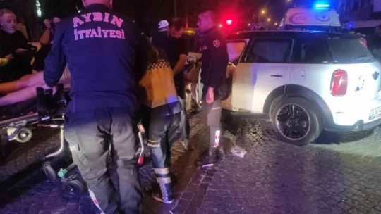 Aydın'da trafik kazası: 1'i polis 3 yaralı