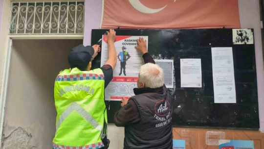 Aydın'da traktör sürücüleri bilgilendirildi