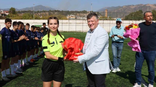 Aydın'da U-14 Tansu Yılmaz Futbol Sezonu başladı
