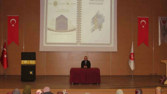 Aydın'da umre hazırlık semineri düzenlendi