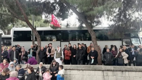 Aydın'da umreciler dualarla uğurlandı