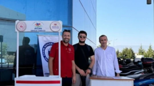 Aydın'da üniversite öğrencilerine sıcak karşılama