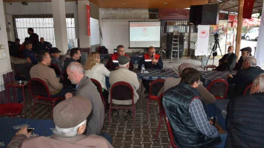 Aydın'da üreticilere yeni destekleme modeli tanıtılmaya devam ediyor