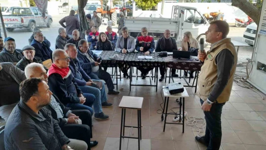 Aydın'da üreticilere yeni destekleme modeli tanıtılmaya devam ediyor