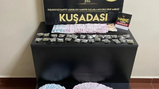Aydın'da uyuşturucuya geçit yok: 3 tutuklama
