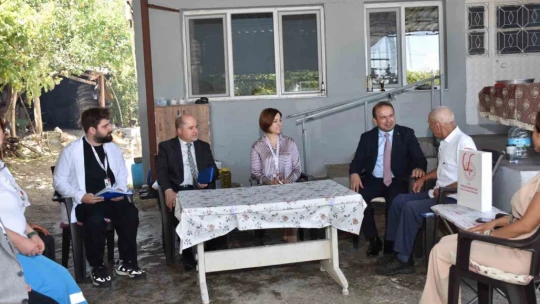 Aydın'da vatandaşlar evde sağlık hizmetlerinden memnun