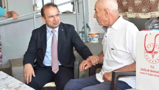 Aydın'da vatandaşlar evde sağlık hizmetlerinden memnun