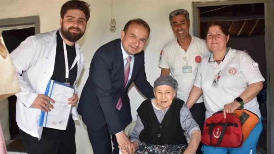 Aydın'da vatandaşlar evde sağlık hizmetlerinden memnun