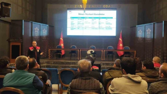 Aydın'da veteriner hekimler bilgilendirildi