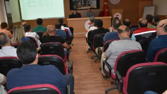 Aydın'da veterinerlere 'numune alma' eğitimi verildi