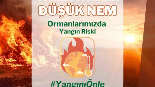 Aydın'da yangın riski devam ediyor