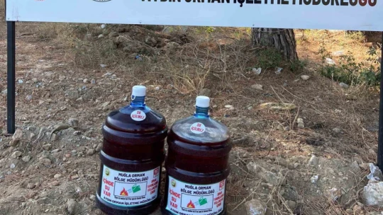 Aydın'da yangınlara ilk müdahale için damacana çözümü
