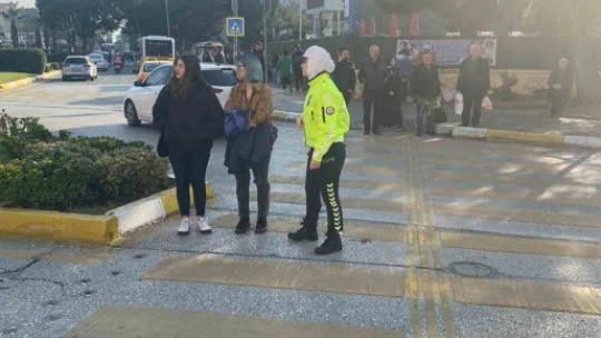 Aydın'da yayalar bilgilendirildi