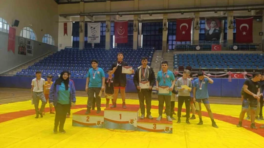 Aydın'da Yıldız Erkek Grekoromen Güreş il birinciliği müsabakaları sona erdi