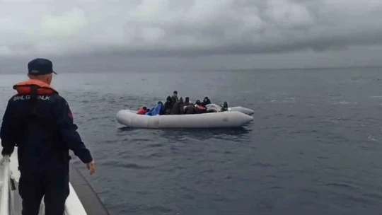 Aydın'da yılın ilk ayında 124 düzensiz göçmen kurtarıldı