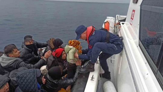 Aydın'da yılın ilk ayında 124 düzensiz göçmen kurtarıldı