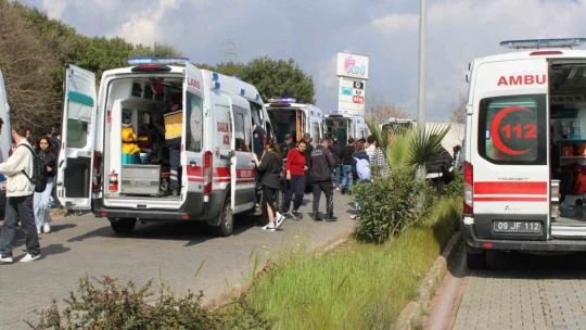 Aydın'da yolcu minibüsü devrildi: 28 yaralı