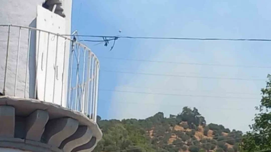 Aydın'da zirai alandaki yangını söndürme çalışmaları devam ediyor