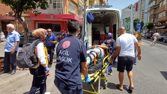 Aydın'daki kazada motosiklet sürücüsü yaralandı