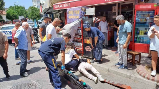 Aydın'daki kazada motosiklet sürücüsü yaralandı