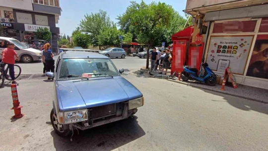 Aydın'daki kazada motosiklet sürücüsü yaralandı