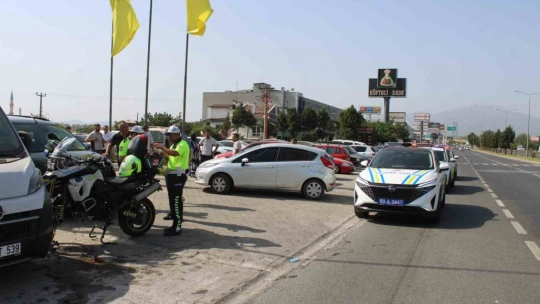 Aydın'daki kazada polis memuru yaralandı