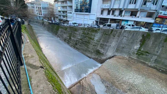 Aydın'daki yağışlar, Tabakhane Çayı'nda doğal temizliğe neden oldu