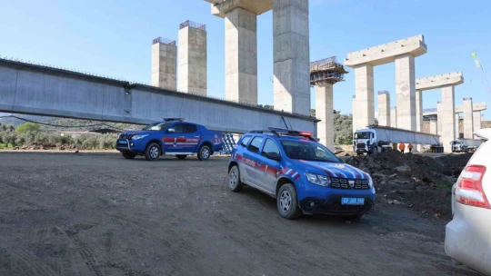 Aydın-Denizli Otoban Yolu inşaatında iş kazası