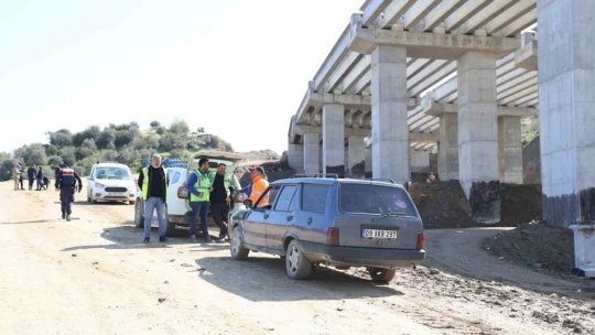 Aydın-Denizli Otoban Yolu inşaatında iş kazası