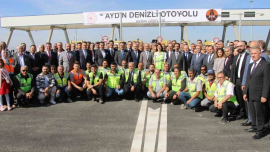 Aydın-Denizli Otoyolu hizmete açıldı