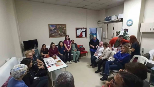 Aydın Devlet Hastanesi'nde anestezi teknisyenleri ve teknikerleri unutulmadı