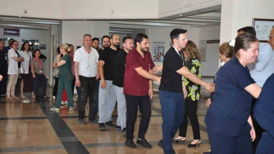 Aydın Devlet Hastanesi'nde bayramlaşma töreni düzenlendi