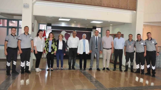 Aydın Devlet Hastanesi'nde bayramlaşma töreni düzenlendi