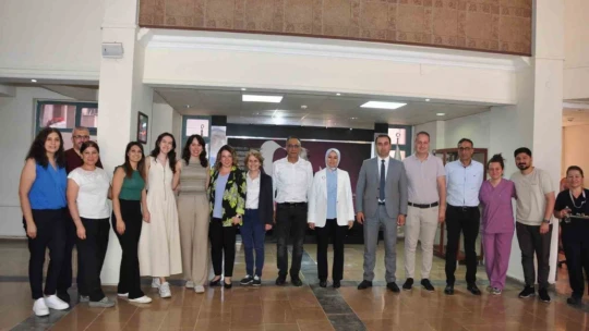 Aydın Devlet Hastanesi'nde bayramlaşma töreni düzenlendi