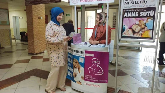 Aydın Devlet Hastanesi'nde Dünya Emzirme Haftası etkinliği